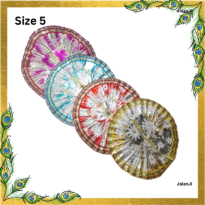 Silk Gota Work Dress for Kanha Ji (Size: 5)